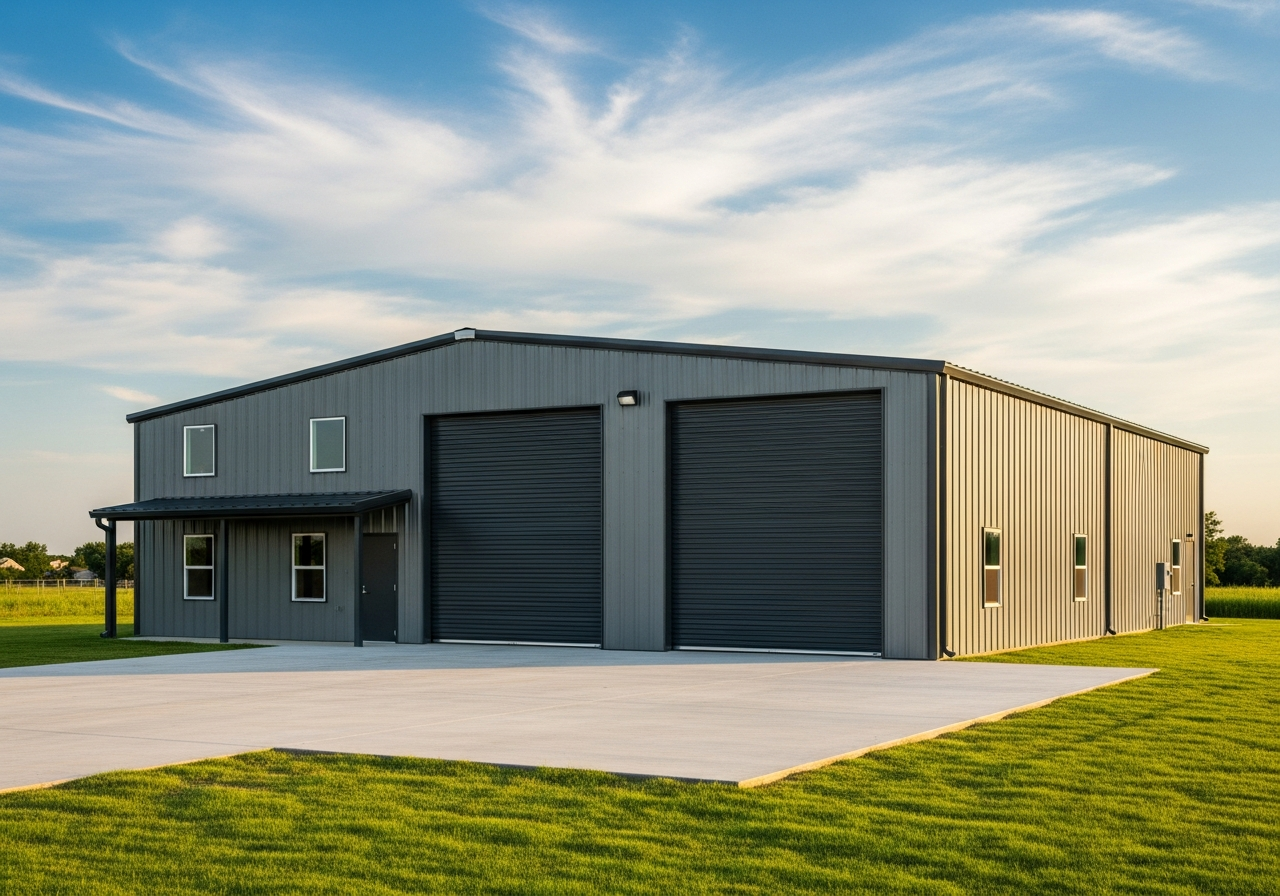 Premium 40x60 commercial shop building with professional finish